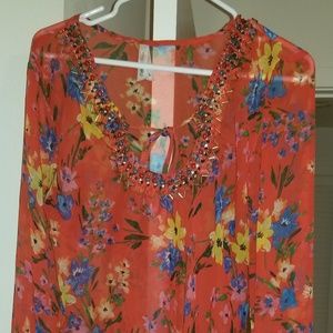 Floral tunic